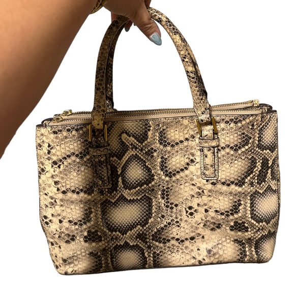 Tory Burch Python Handbag - Picture 3 of 9